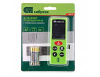  Лазерный дальномер PM-40,40 м,с пузырьковым уровнем Сибртех, фото 5 