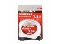  Рулетка Magnetic,7,5 м х 25 мм,магнитный зацеп Matrix, фото 5 