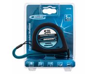  Рулетка "Ergonomisch",5 м x 25 мм,магнитный обрезиненный зацеп Gross, фото 4 