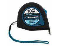  Рулетка "Ergonomisch",10 м x 25 мм,магнитный обрезиненный зацеп Gross, фото 2 