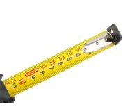  Рулетка "Schlagfest",3 м x 19 мм,магнитный обрезиненный зацеп,двусторонняя шкала,Нейлоновое покрытие,автоматическая фиксация Gross, фото 2 