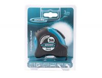  Рулетка "Schlagfest",3 м x 19 мм,магнитный обрезиненный зацеп,двусторонняя шкала,Нейлоновое покрытие,автоматическая фиксация Gross, фото 3 