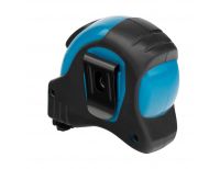  Рулетка "Schlagfest",5 м x 19 мм,магнитный обрезиненный зацеп,двусторонняя шкала,Нейлоновое покрытие,автоматическая фиксация Gross, фото 2 