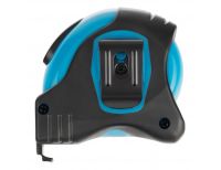  Рулетка "Schlagfest",5 м x 19 мм,магнитный обрезиненный зацеп,двусторонняя шкала,Нейлоновое покрытие,автоматическая фиксация Gross, фото 5 