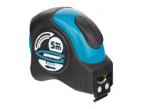  Рулетка "Schlagfest",5 м x 19 мм,магнитный обрезиненный зацеп,двусторонняя шкала,Нейлоновое покрытие,автоматическая фиксация Gross, фото 8 
