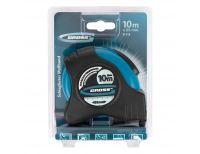  Рулетка "Schlagfest",10 м x 25 мм,магнитный обрезиненный зацеп,двусторонняя шкала,автоматическая фиксация Gross, фото 6 