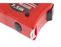  Рулетка Double fixation,7,5 м х 25 мм,обрезиненный корпус,двойная плавная фиксация Matrix, фото 2 