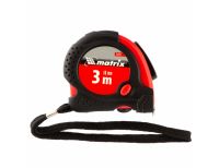  Рулетка Status Magnet fixation,3 м х 16 мм,обрезиненный корпус,зацеп с магнитом Matrix, фото 2 