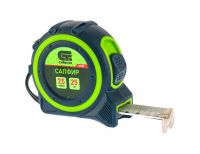  Рулетка Сапфир,двухкомпонентный корпус,7,5 м х 25 мм Сибртех, фото 2 