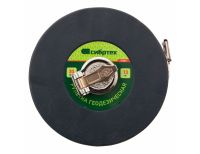  Рулетка геодезическая 30 м х 13 мм, закрытый корпус, фибергласовая лента Сибртех, фото 5 