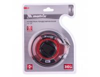  Рулетка геодезическая 30 м х 12,5 мм, закрытый корпус, стальная лента, односторонняя шкала, Pro Matrix, фото 3 