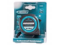  Рулетка Komfortabel 3 м х 19 мм,обрезиненный корпус Gross, фото 4 