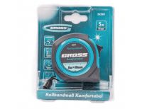  Рулетка Komfortabel 5 м х 19 мм,обрезиненный корпус Gross, фото 4 
