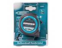  Рулетка Komfortabel 5 м х 25 мм,обрезиненный корпус Gross, фото 4 