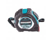  Рулетка Magnetisch 3 м х 16 мм,обрезиненный корпус,автоматическая фиксация,Нейлоновое покрытиеытие,зацеп с магнитом Gross, фото 2 