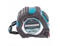  Рулетка Magnetisch 8 м х 25 мм,обрезиненный корпус,автоматическая фиксация,Нейлоновое покрытиеытие,зацеп с магнитом Gross, фото 2 