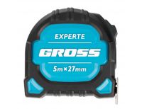  Рулетка Experte,5 м x 27 мм,двухкомпонентный корпус,магнит,двухсторонняя разметка,нейлон Gross, фото 4 