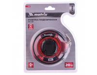  Рулетка геодезическая 20 м х 12,5 мм, закрытый корпус, стальная лента, односторонняя шкала, Pro Matrix, фото 5 