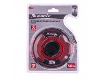  Рулетка геодезическая 50 м х 12,5 мм, закрытый корпус, стальная лента, односторонняя шкала, Pro Matrix, фото 4 