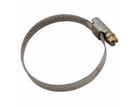  Хомуты нержавеющая сталь, Стандартное болтовое крепление 40-60 мм, 50 штук в упаковке, ширина 9 мм Сибртех, фото 2 