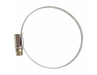  Хомуты нержавеющая сталь, Стандартное болтовое крепление 50-70 мм, 50 штук в упаковке, ширина 9 мм Сибртех, фото 3 