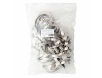  Хомуты нержавеющая сталь, Стандартное болтовое крепление 50-70 мм, 50 штук в упаковке, ширина 9 мм Сибртех, фото 5 