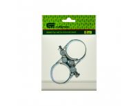  Хомуты металлические, силовые 36-39 мм, ширина 20 мм, шарнирный, W1, 2 шт Сибртех, фото 2 