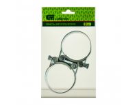  Хомуты металлические, силовые 56-59 мм, ширина 22 мм, шарнирный, W1, 2 шт Сибртех, фото 2 