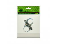  Хомуты металлические, силовые 23-25 мм, ширина 18 мм, шарнирный, W1, 2 шт Сибртех, фото 2 