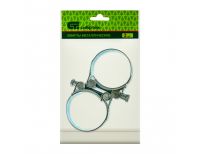  Хомуты металлические, силовые 52-55 мм, ширина 22 мм, шарнирный, W1, 2 шт Сибртех, фото 2 