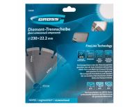  Диск алмазный, 230 х 22.2 мм, лазерная приварка сегментов, сухая резка Gross, фото 5 