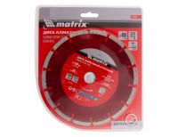  Диск алмазный, отрезной сегментный, 180 х 22.2 мм, сухая резка Matrix Professional, фото 5 