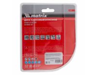  Диск алмазный, отрезной сплошной, 115 х 22.2 мм, сухая резка Matrix Professional, фото 6 