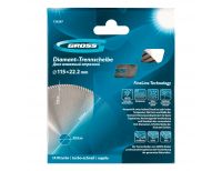  Диск алмазный, 115 х 22.2 мм, турбо, сухая резка Gross, фото 5 