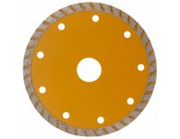  Диск алмазный, отрезной Turbo, 125 х 22.2 мм, сухая резка Denzel, фото 2 