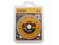  Диск алмазный, отрезной Turbo, 125 х 22.2 мм, сухая резка Denzel, фото 4 