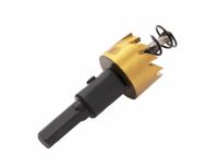  Коронка по металлу HSS, 21 мм, нитридтитановое покрытие Denzel, фото 2 