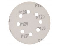  Круг абразивный на ворсовой подложке под "липучку", перфорированный, P 120, 125 мм, 5 шт Matrix, фото 2 