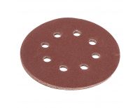  Круг абразивный на ворсовой подложке под "липучку", перфорированный, P 120, 125 мм, 5 шт Matrix, фото 3 