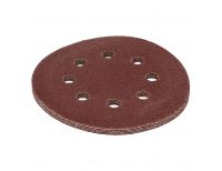  Круг абразивный на ворсовой подложке под "липучку", перфорированный, P 80, 125 мм, 5 шт Matrix, фото 3 