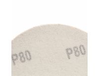  Круг абразивный на ворсовой подложке под "липучку", P 80, 125 мм, 10 шт Сибртех, фото 3 