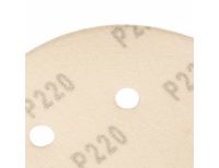  Круг абразивный на ворсовой подложке под "липучку", перфорированный, P 220, 150 мм, 5 шт Matrix, фото 3 