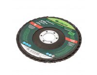  Круг лепестковый торцевой, конический, Р 80, 125 х 22.2 мм Сибртех, фото 2 