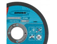  Круг отрезной по металлу, 115 х 1 х 22 мм Gross, фото 4 