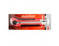  Нож, 25 мм, выдвижное лезвие, металлическая направляющая, двухкомпонентный корпус, винтовой фиксатор, с магнитом Matrix, фото 3 