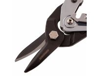  Ножницы по металлу"Piranha"усиленные, 255 мм, прямой рез, сталь СrMo, двухкомпонентные рукоятки Gross, фото 3 