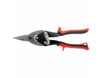  Ножницы по металлу, 250 мм, пряморежущие, для тонкого металла, обрезиненные рукоятки Matrix, фото 3 