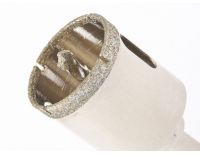  Сверло алмазное по керамограниту, 38 х 67 мм, трехгранный хвостовик Matrix, фото 2 