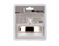  Сверло по керамической плитке и стеклу, 100 х 55 мм, шестигранный хвостовик, с центрующим сверлом Сибртех, фото 3 