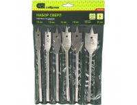  Набор сверл перовых по дереву, 10-12-16-18-20-25 мм, 6 шт, шестигранный хвостовик Сибртех, фото 2 